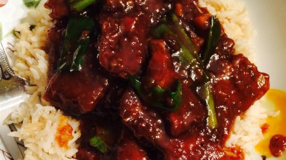 Mongolian Beef and Spring Onions