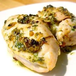 Broiled Herb Butter Chicken