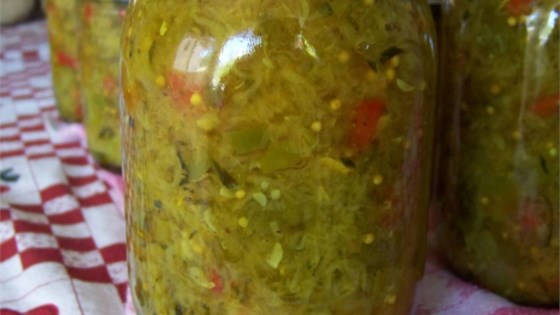 Sweet Zucchini Relish