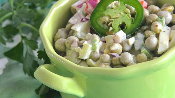 Super Spicy Pea Salad