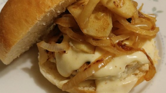 Maple Apple Chicken Burgers