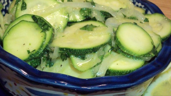 Lemony Zucchini Salad