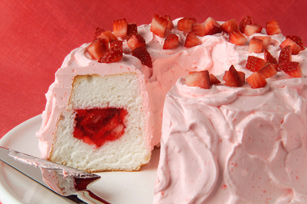 Strawberry Secret Tunnel Cake