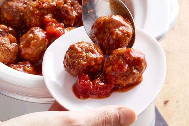 Barbecue-Cheddar Meatballs