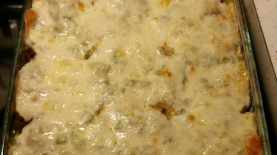 Beer Cheese Philly Steak Casserole