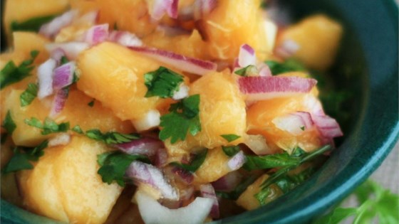 Peach Salsa with Cilantro and Lime