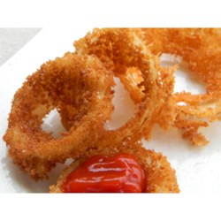 Making Crispy Onion Rings