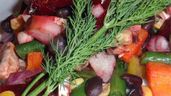 Russian Vinaigrette Beet Salad