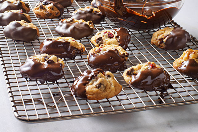 Cranberry Chocolate-Dipped Cookies