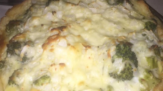 Broccoli Quiche with Mashed Potato Crust