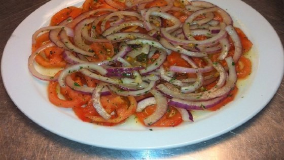 Tomato Cucumber Onion Salad