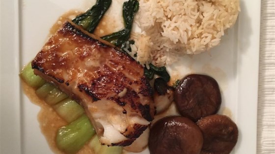 Miso and Soy Chilean Sea Bass