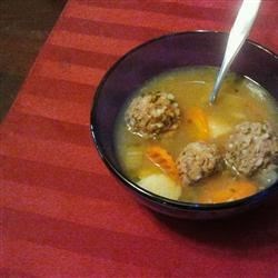 Homemade Albondigas Soup