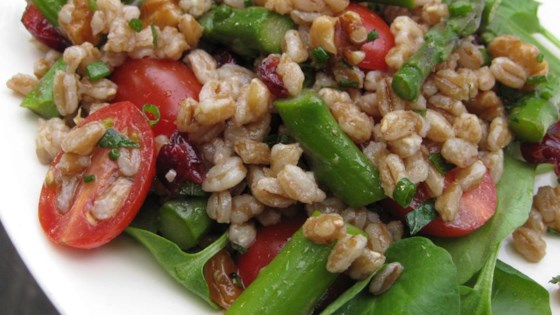 Farro Salad with Asparagus and Parmesan