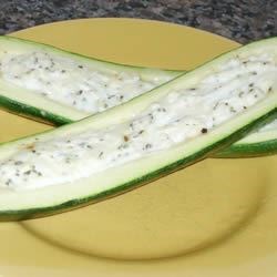 Ricotta Stuffed Zucchini