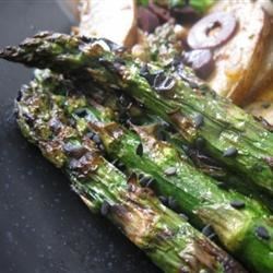 Grilled Soy-Sesame Asparagus