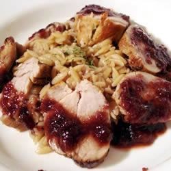 Pork Tenderloin with Balsamic Plum Reduction