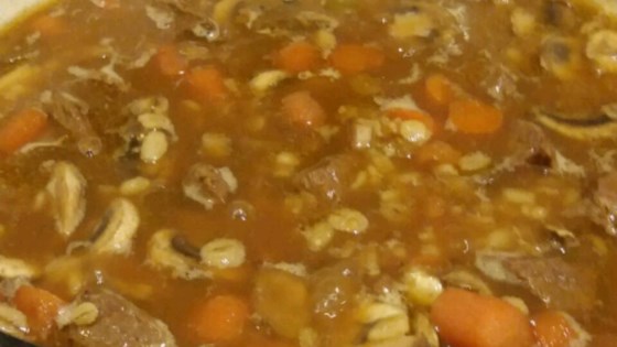 Beef Mushroom Barley Soup