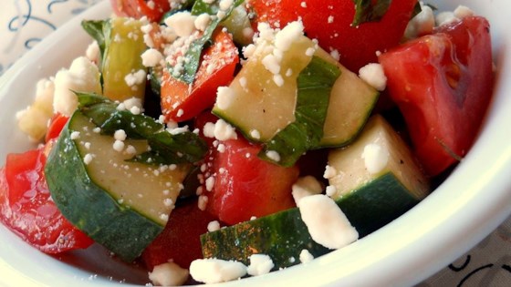 Tomato, Basil, and Feta Salad