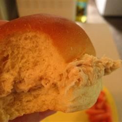 Hot Shredded Chicken Sandwiches