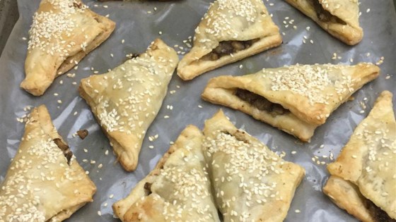 Brie and Mushroom Phyllo Puffs