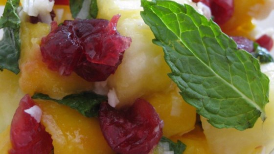 Mango Pineapple Salad with Mint