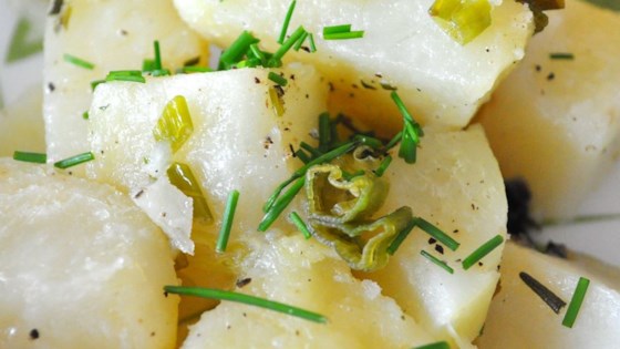 BBQ Potatoes with Green Onions