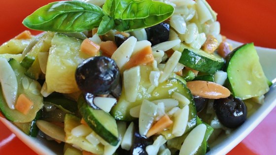 Orzo and Zucchini Salad