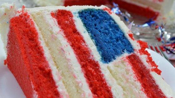 American Flag Cake