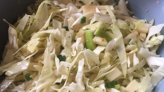 Easy Apple Cabbage Slaw