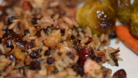 Rice Stuffing with Apples, Herbs, and Bacon