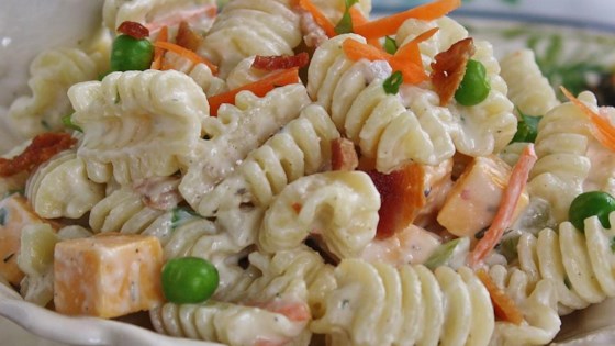 Ranch, Bacon, and Parmesan Pasta Salad