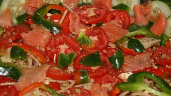 Holly's Smoked Salmon Pasta Salad